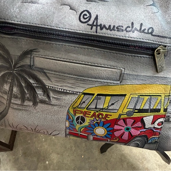ANUSCHKA Handbag (hand painted) new without tags - Picture 6 of 15